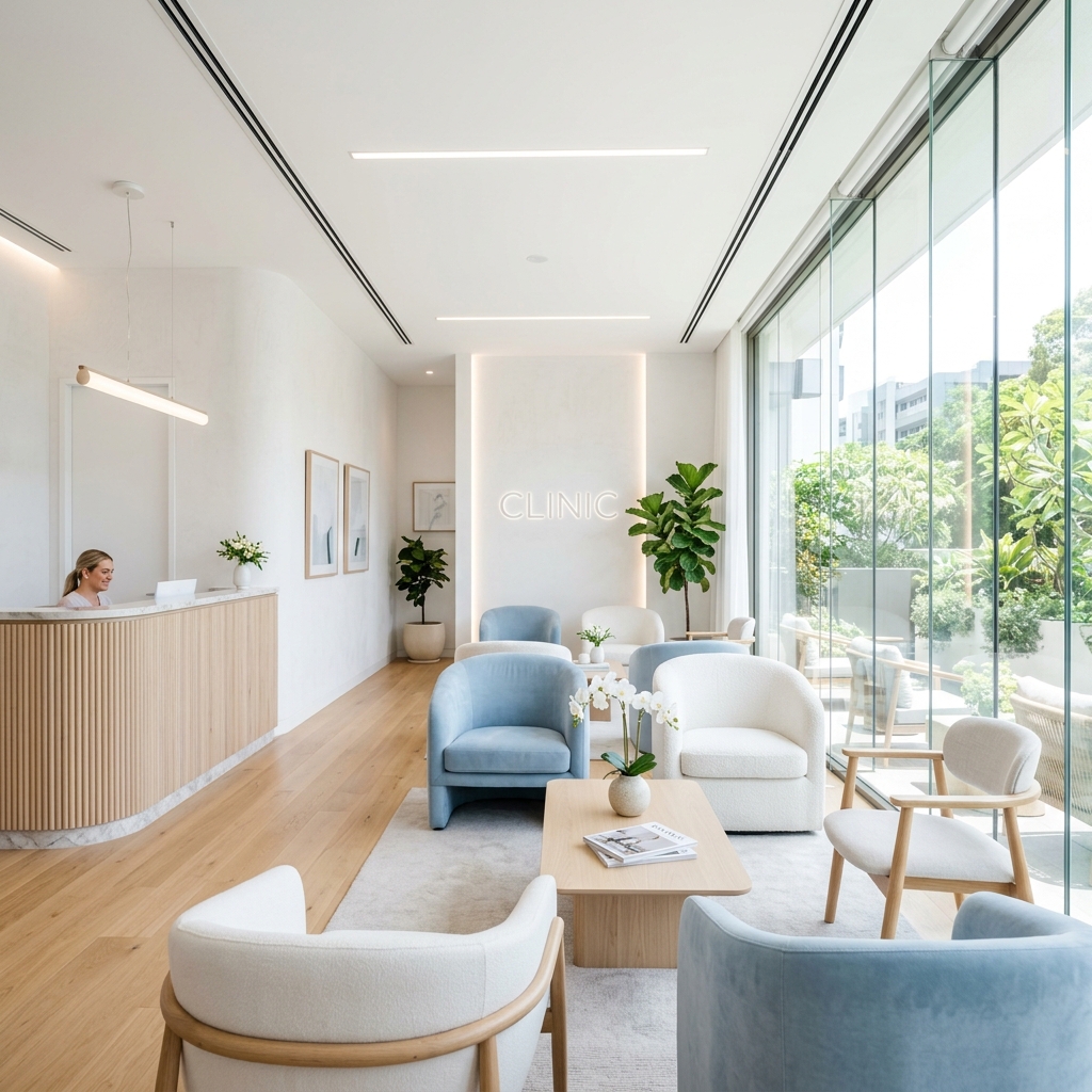 Salle de soin lumineuse